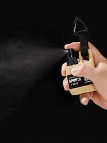 1 件 80 毫升户外便携式酒精喷雾瓶，带挂钩，可再填充旅行喷雾器，随机标签 - 黃色 - 查看 8