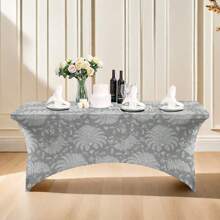 1 chiếc khăn trải bàn bằng vải thun co giãn phủ toàn bộ, khăn trải bàn dã ngoại co giãn vừa vặn, váy giường có thể gấp lại, khăn trải bàn khách sạn/tiệc - Nhiều màu - Xem 30