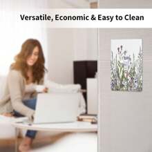 Tấm ốp tường hoa dại nhiều màu sắc cổ điển trang trí công tắc đèn, tấm ốp tường, nắp ổ cắm - Hoa dại đầy màu sắc cổ điển - Xem 2