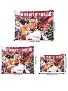 1 pièce "Si tu n'es pas le premier, tu es le dernier" "Shake N Bake" Tapisserie de motivation Affiche de culture de course amusante Bannière Tapisserie murale pour chambre, studio, dortoir universitaire Décor. Idéal pour les amateurs de sports motorisés, décoration de la maison, décoration de la chambre, drapeaux pour la chambre, accessoires de chambre, tapisserie