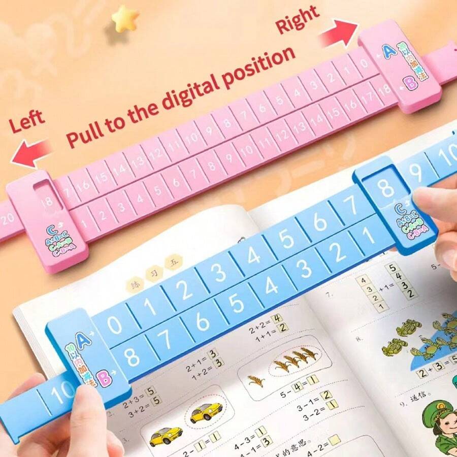 20s Math Addition & Subtraction Digit Decomposition Ruler, Educational ...