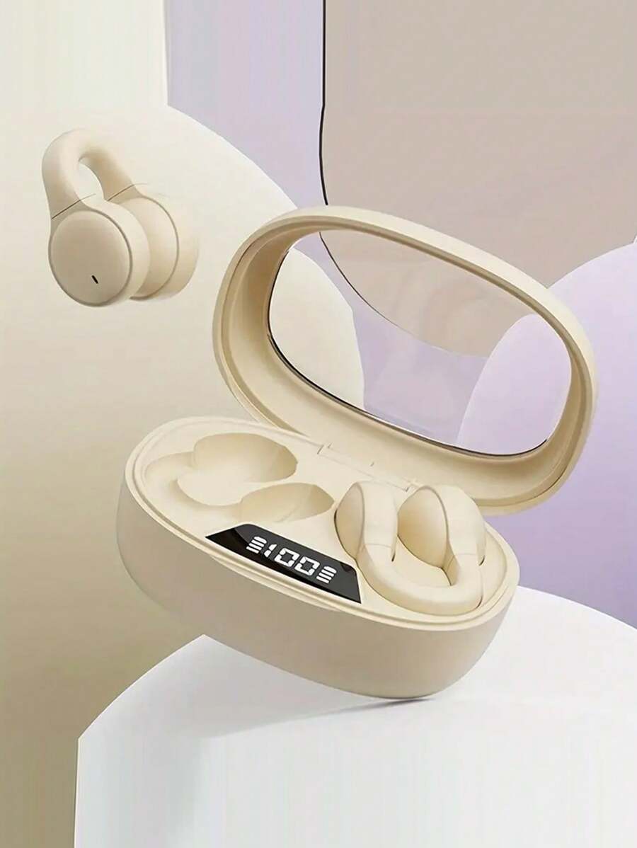 Wireless ClipOn Music Macaroon Headset Gaming Earbuds TWS HIFI Dolby