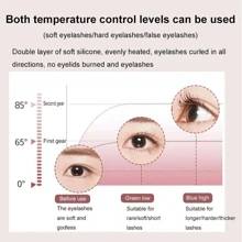 Electric Heating Eyelash Curler Lasting Electric Perm USB Charging With Cable - Pink - View 6