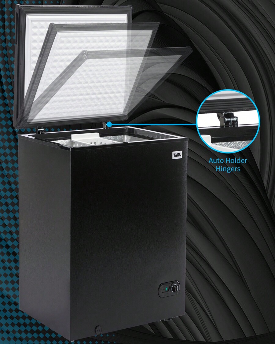 TABU Large Chest Freezer, 12.0 Cu Ft Deep Freezer With 7 Level