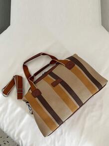 Túi du lịch vải bạt dung tích lớn cho nữ, nhẹ và di động cho hoạt động ngoài trời, du lịch, phòng tập thể dục/thể hình - Nhiều màu - Xem 4