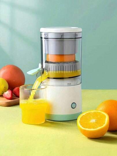 1pc Portable Electric Juicer, Rechargeable Juice Extractor, Automatic Pulp Separation - Enjoy Fresh Juice Anytime, Anywhere, Suitable For Oranges, Lemons, Grapefruits, Etc.