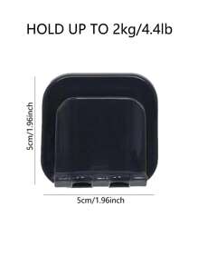 2pcs No-Drill Bathroom Toothbrush Holder Wall Mount Toothbrush Cup Organizer Rack For Electric Toothbrush