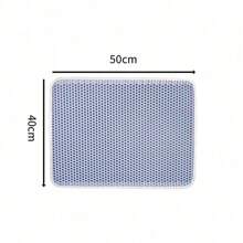 Double-Layer Honeycomb Design Cat Litter Mat, Non-Slip And Washable, Suitable For Pet Toilets And Litter Boxes - Multicolor - View 16