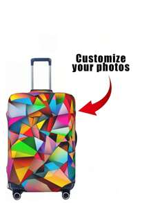 Bao đựng hành lý và thẻ có ảnh tùy chỉnh, Bao đựng vali có logo ảnh thú cưng tùy chỉnh, Bao đựng hành lý tùy chỉnh, Quà tặng tuần trăng mật - Nhiều màu - Xem 1
