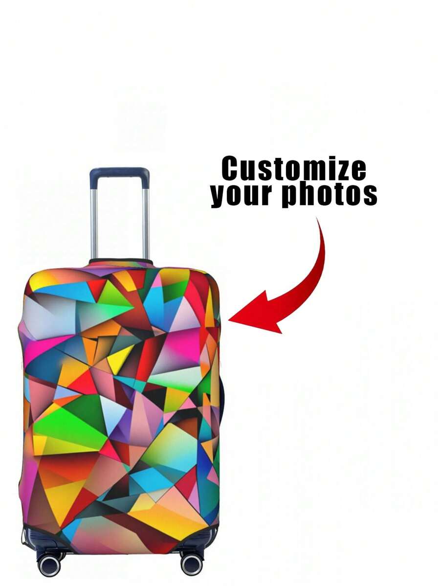 Bao đựng hành lý và thẻ có ảnh tùy chỉnh, Bao đựng vali có logo ảnh thú cưng tùy chỉnh, Bao đựng hành lý tùy chỉnh, Quà tặng tuần trăng mật - Nhiều màu - Xem 1