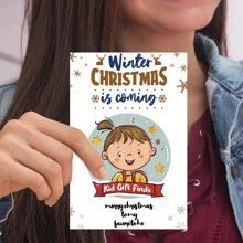 1 张幽默圣诞贺卡，适合朋友和家人 - 带信封的个性化纸卡，节日主题，非常适合圣诞节庆祝活动 - 均碼 - 查看 3