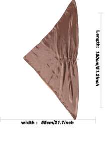 New Fashion Satin Rhinestone Pendant Hijab Scarf, Suitable For Spring/Summer - Multicolor - View 5