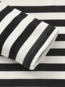 Balabala 儿童长袖T恤，男童冬季保暖内衣，女童秋季内衣，巴拉巴拉童装 - 黑與白 - 查看 7