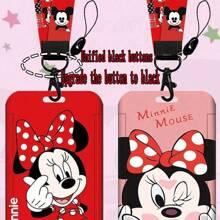 Pack Of 1 Isney 3D Lanvard ID Dip - Pvc Material. Antiloss Neck Bag With Protective Cover - Cute Cartoon Design For Men And Women Back To School