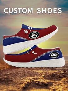 1 Pair New York Baseball Name Custom Loafer Shoes, Personalized Name Loafer Shoes, Custom Name Thick Sole Loafers Of E-TPU, Personalized Loafer Shoes, Name Loafers - White - View 5