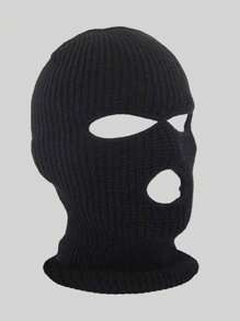 Musion 1 pieza Pasamontañas con 3 agujeros Balaclava Máscara facial completa de 3 agujeros Cubierta de invierno para deportes al aire libre Pasamontañas de punto de colores para hombres y mujeres Accesorio perfecto de invierno para deportes al aire libre para mantenerse abrigado - Multicolor - Ver 10