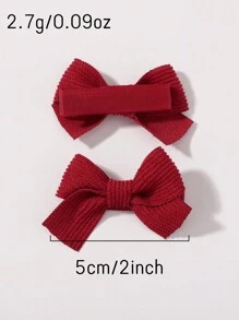 bilicaca 10/20 件全包布婴儿发夹，可爱甜美婴儿发饰，轻柔保护婴儿头发爱情人节 - 彩色 - 查看 5