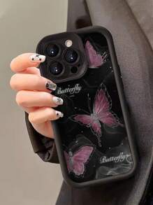 高品质 3D 蝴蝶印花保护手机壳兼容 Iphone 16/16 Pro/16 Pro Max/16 Plus、IPhone 15 XR/7/8、IPhone 15 Pro Max、IPhone 12 Pro Max、13 Pro Max、14 Pro Max、13、14、11、12P、14、P11、P12、XS、XR、7/8P、7/8GES2、IPhone 13/14 软壳、Galaxy S24、Galaxy 14、Galaxy 24 和 ///Redmi 系列防摔手机壳 - 彩色 - 查看 1