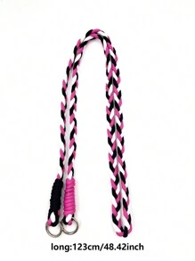 Dây đeo bện nhiều màu, phong cách sáng tạo đơn giản cho điện thoại, túi xách, đeo chéo vai - Nhiều màu - Xem 8