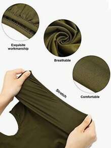 Ski Mask Full Face Cover Winter Warm Fleece Balaclava Face Mask, Soft Winter Ski Mask For Men Women Cold Weather - A - View 3