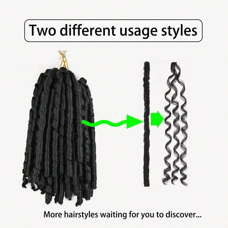 Soft Dread Crochet Hair For Women 1 Pack Straight Faux Locs Crochet