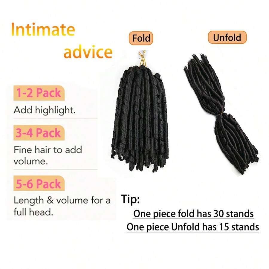Soft Dread Crochet Hair For Women 1 Pack Straight Faux Locs Crochet