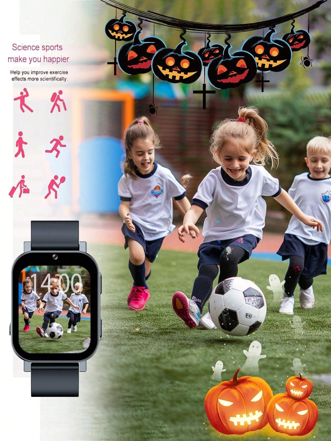2024 New Children's Smart Watch, Features HD Camera For Video And Photo