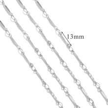 1 m Chaîne de bijoux style Ins en acier inoxydable 304 plaqué or 18 carats. Accessoires de bijouterie DIY pour bracelets et colliers