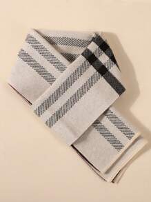 1pc Kids Soft Striped Scarf, Suitable For Daily Wear