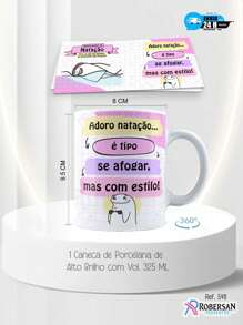 Porcelain Mugs Swimming Teacher Swimmer Swimmer Professor Flork Different Personalized Coffee Ceramics