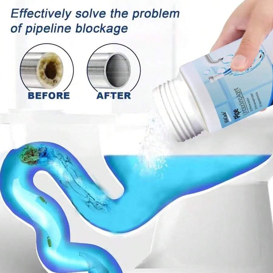 H4Cacle H4Cacle Pipe Dredging Agent Powerfully Dissolves Toilet Kitchen