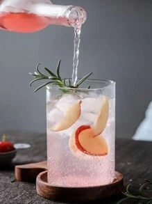 One Piece High Borosilicate Glass Simple Square Milk Tea And Cold Drink Cup, Suitable For Restaurant, Kitchen, Hotel, Cold Drink Shop, Party(Without Straw) - Multicolor - View 14