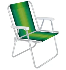 Fishing Chair Beach Pool Reinforced Striped Aluminum (MOR ASSORTED COLORS) - Nhiều màu - Xem 2