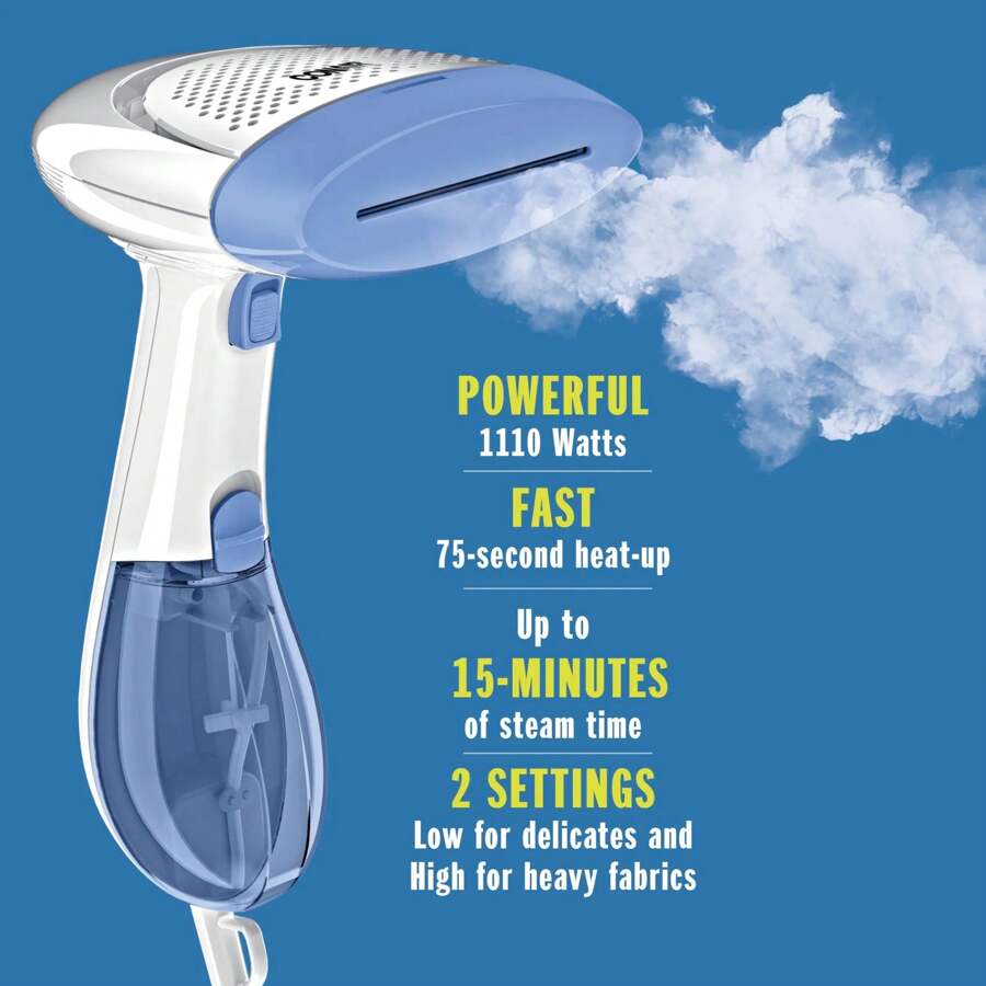 Conair Handheld Garment Steamer For Clothes, ExtremeSteam 1200W