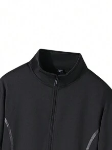 2pcs/Set Men's Casual Sports Suit, Jacket And Pants, Spring/Autumn