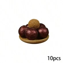 30 stuks kruidenvoetbadballen met bijvoet, Sichuanpeper, oude gember en rode bloemen - snel oplossend, verwarmend voor voetspa in de winter, voetverzorging, bevordert zweet, gezonde regulatie, elk 25 mm diameter