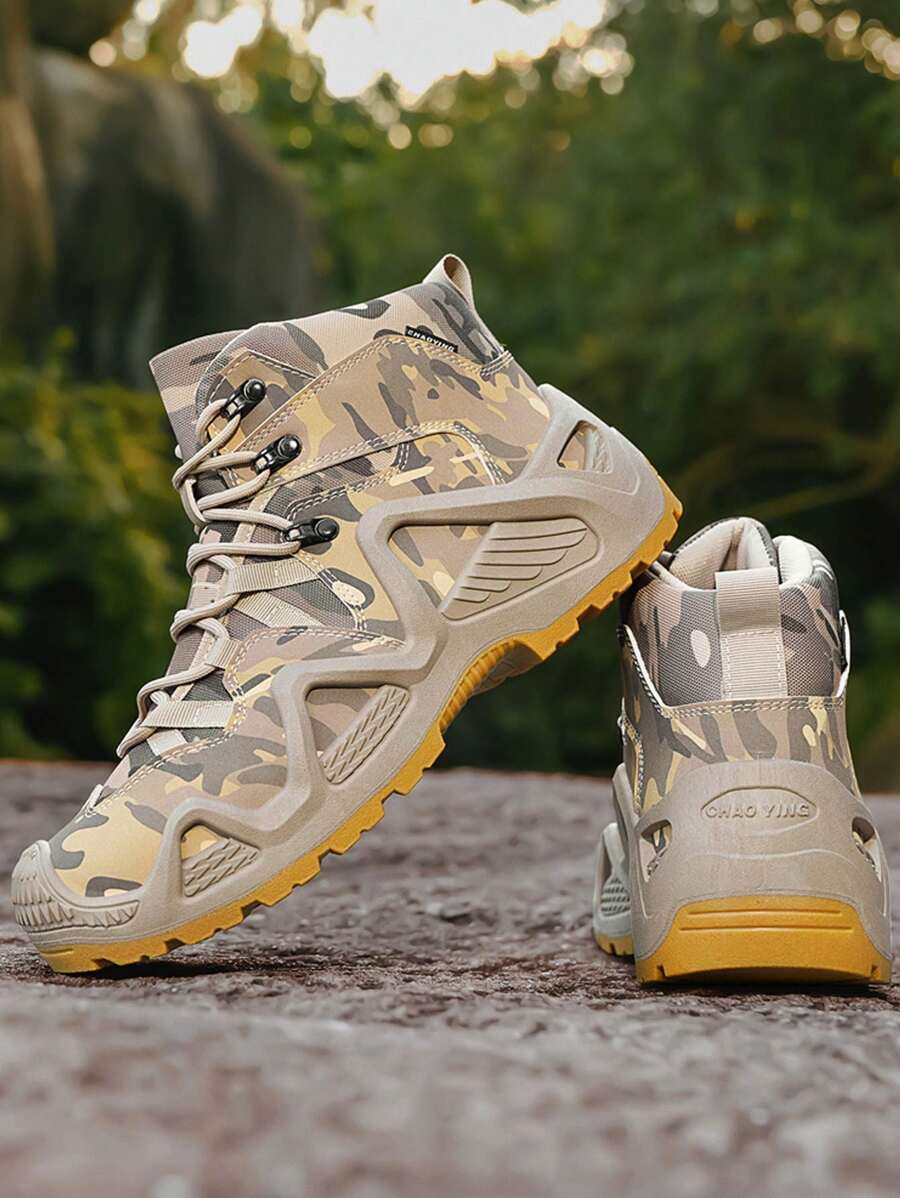 Plus Size Men's Outdoor Hiking Boots, New Autumn/Winter Thick Sole Anti