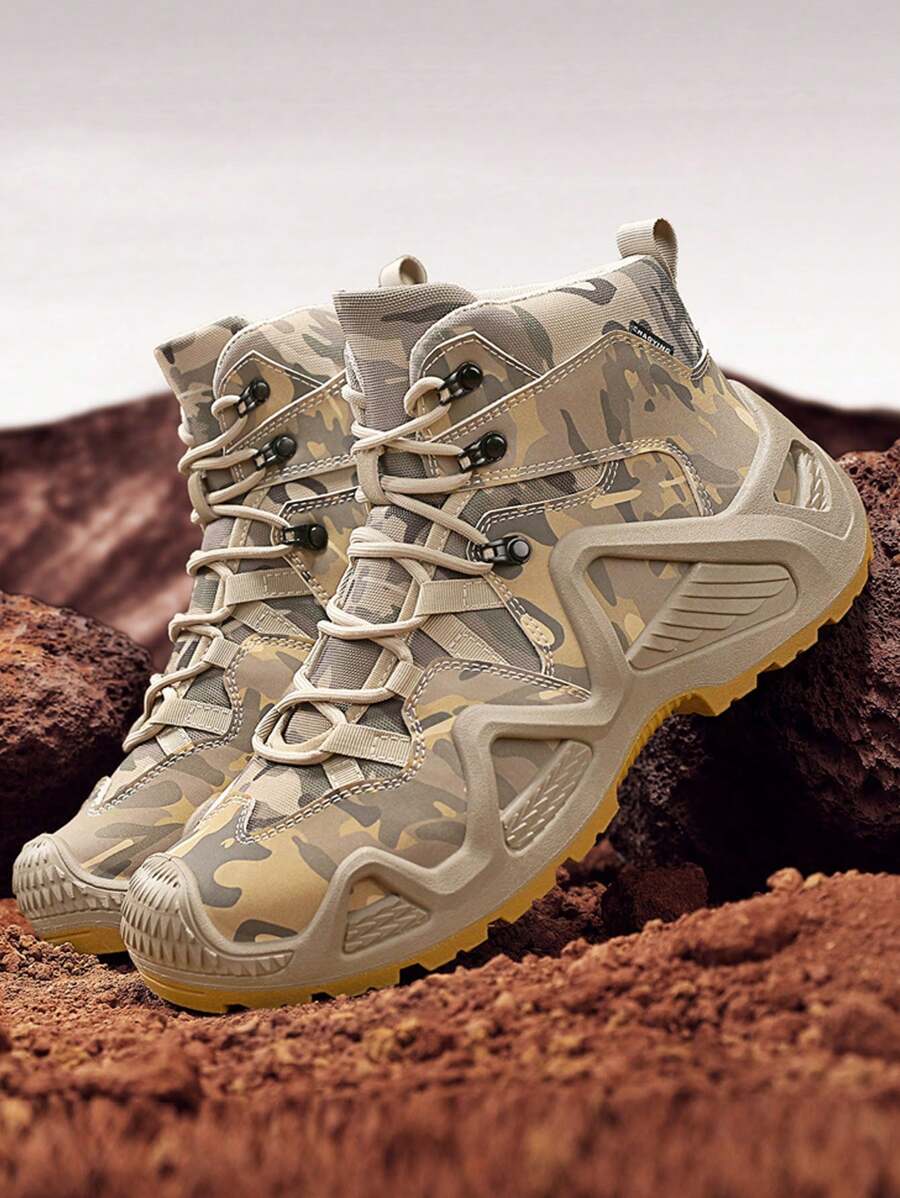 Plus Size Men's Outdoor Hiking Boots, New Autumn/Winter Thick Sole Anti