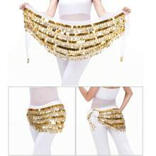 288 Coins 5 Layers Of Copper Gong Belt Belly Dance Costume Belt Wrap Belt Belly Dance Belt