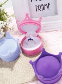 1 hộp đựng nhẫn vương miện nhung, hộp đựng nhẫn đính hôn ngày lễ tình nhân, hộp đựng trang sức vương miện nhung, hộp đựng trang sức, hộp đựng nhẫn dây chuyền đính đá, hộp đựng trang sức cao cấp, bao bì trang sức, hộp đựng trang sức thời trang hộp đựng nhẫn cá nhân - Nhiều màu - Xem 8
