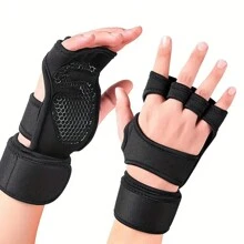 MEIYIXING Weight Lifting Workout Gloves With Wrist Support For Men Women Gym Fitness Cross Training Powerlifting Hand Palm Protector Glove Gym Accessories, Sport, Gym, Home Exercise, Sport Accessories, Gym Accessories, CrossFit Accessories - Multicolor - View 11
