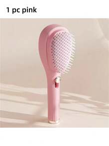 防静电伸缩防缠结按摩发刷，方便头皮按摩和头发丰盈发刷，便携且易于在家使用 - 彩色 - 查看 9