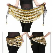 288 Coins 5 Layers Of Copper Gong Belt Belly Dance Costume Belt Wrap Belt Belly Dance Belt