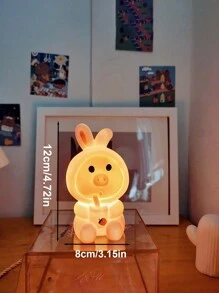 Ins可爱卡通兔子小夜灯卧室床头灯装饰迷你台灯房间氛围灯饰 - 多色 - 查看 16