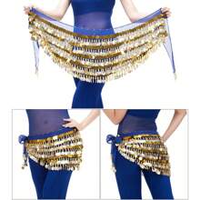 288 Coins 5 Layers Of Copper Gong Belt Belly Dance Costume Belt Wrap Belt Belly Dance Belt