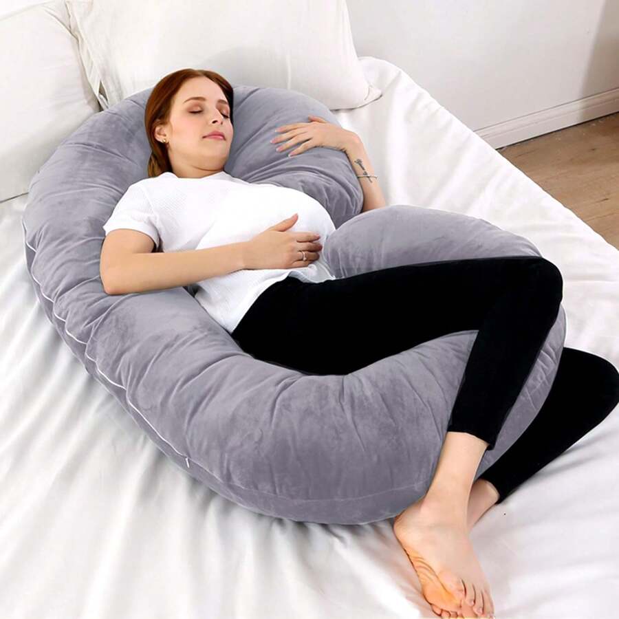 FullBody Support Pillow With CShape Design For Ultimate Comfort While