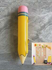 1PC 27in, Giant Large Inflatable Balloon Birthday Party Favors Blow Up Balloons Hanging Decorations Homecoming Graduation Decorations Room Photo Props Classroom Prizes, Perfect For Birthday Party, Homecoming Celebration,Christmas Decorations, Holiday Items,Back To Schools Supplies. (Pencil, 27 Inch)