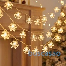 Led String Light 110V 220V 100 Leds 10M Christmas Multipurpose Window Decoration Transparent Wire - 黃色的 - 查看 5