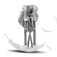 NetHong Baby Chair Foldable Infant Feeding Toddler Table Chair Portable Seat - Grey - View 7