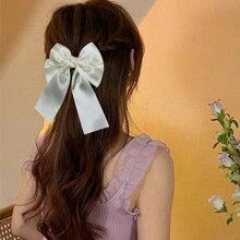 Kẹp tóc nơ ruy băng hai lớp, Kẹp tóc nơ, Kẹp tóc nơ lớn Boho, Kẹp tóc nơ vịt satin, Kẹp tóc nơ satin dài thanh lịch, Kẹp tóc nơ ruy băng satin cao cấp, Phụ kiện tóc đa năng, Kẹp tóc, Thích hợp cho phụ nữ và trẻ em gái sử dụng hàng ngày, tiệc tùng, ngày lễ, trang trí ngoài trời, quà tặng lý tưởng, tạo kiểu và phụ kiện hoàn hảo, Thích hợp cho Giáng sinh, năm mới - Nhiều màu - Xem 2